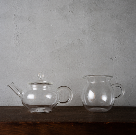 ガラスの急須＆茶海セット